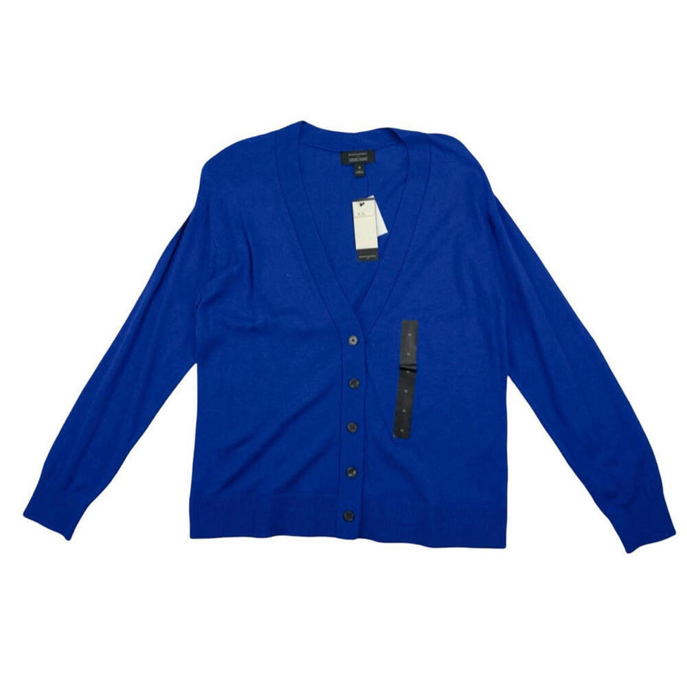 Banana Republic Forever Sweater Cardigan Blue Size M